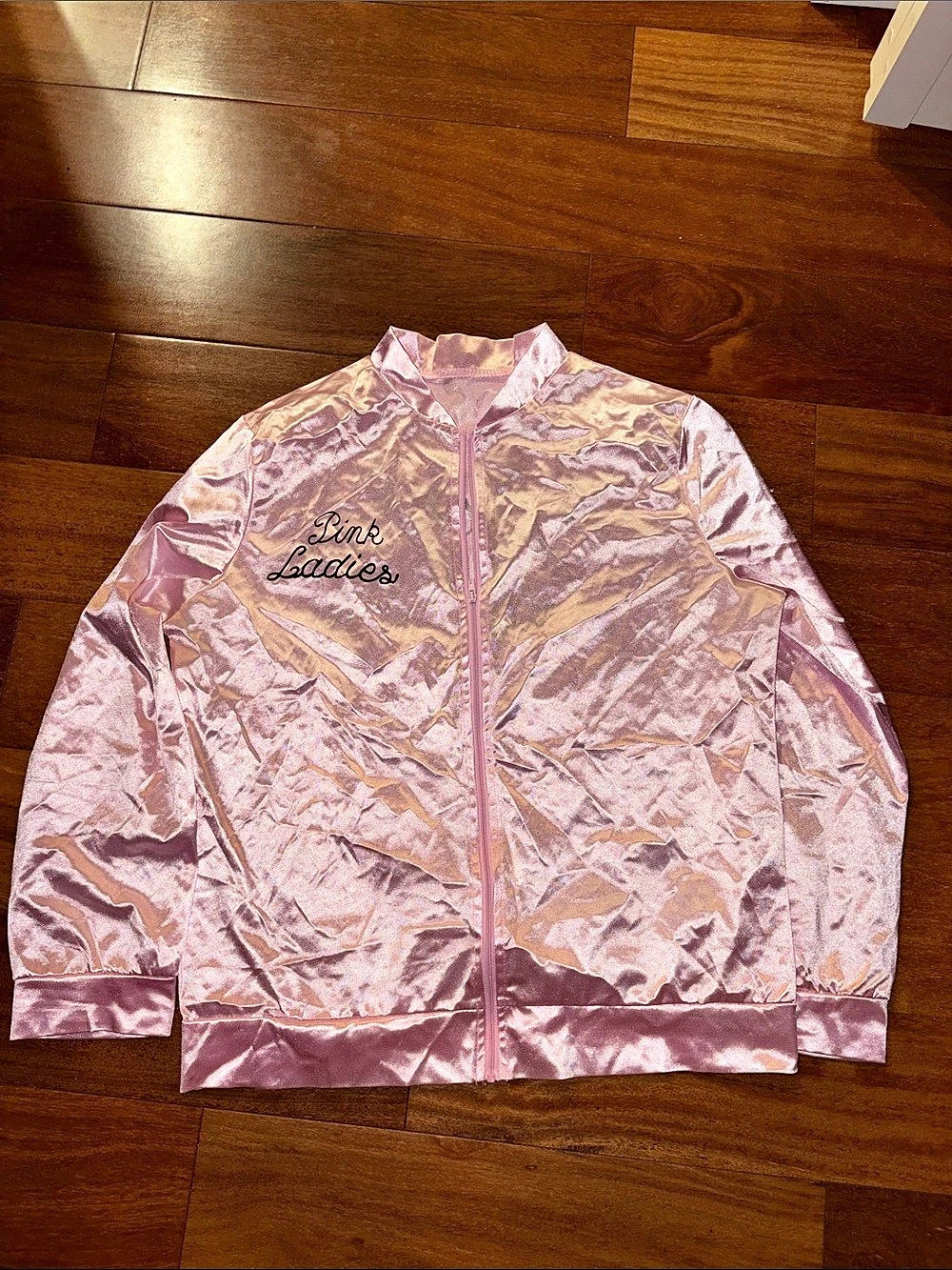 Grease Pink Ladies Costume Jacket Pink Bomber Jacket